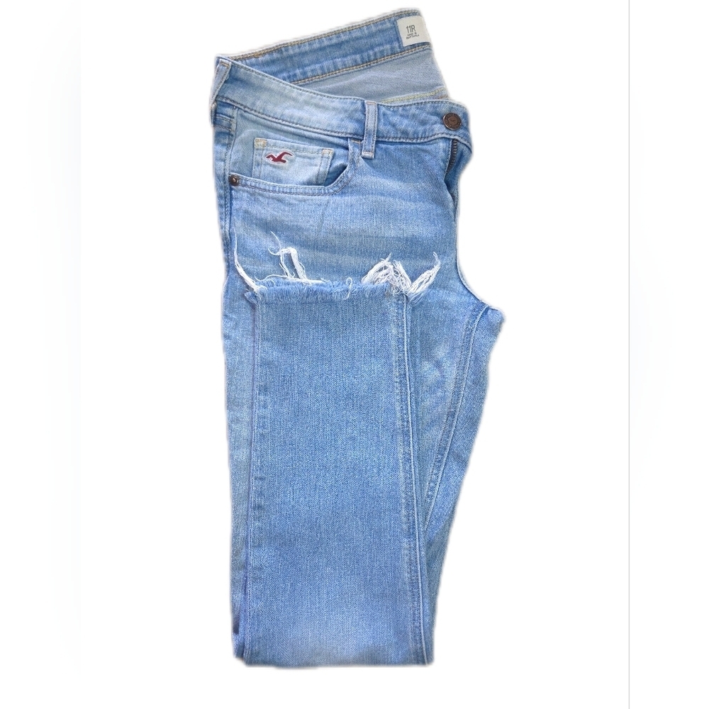 Hollister Women's Light Blue Jeans